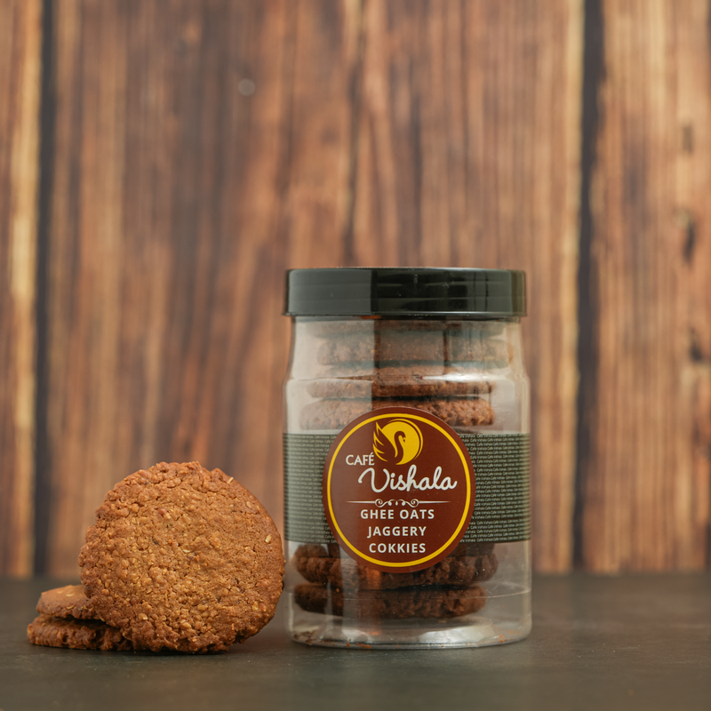 Ghee Oats Jaggery Cookies (250g)
