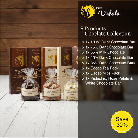 Dark Cocoa Luxury Box - 9 Pack