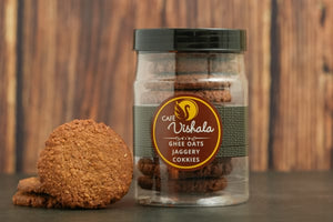 Ghee Oats Jaggery Cookies