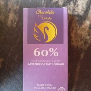 60% Dark Chocolate with Lavender & Date Sugar
